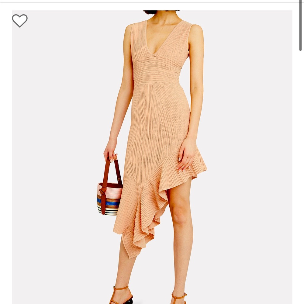 Ronny Kobo Jennifer dress in blush size m